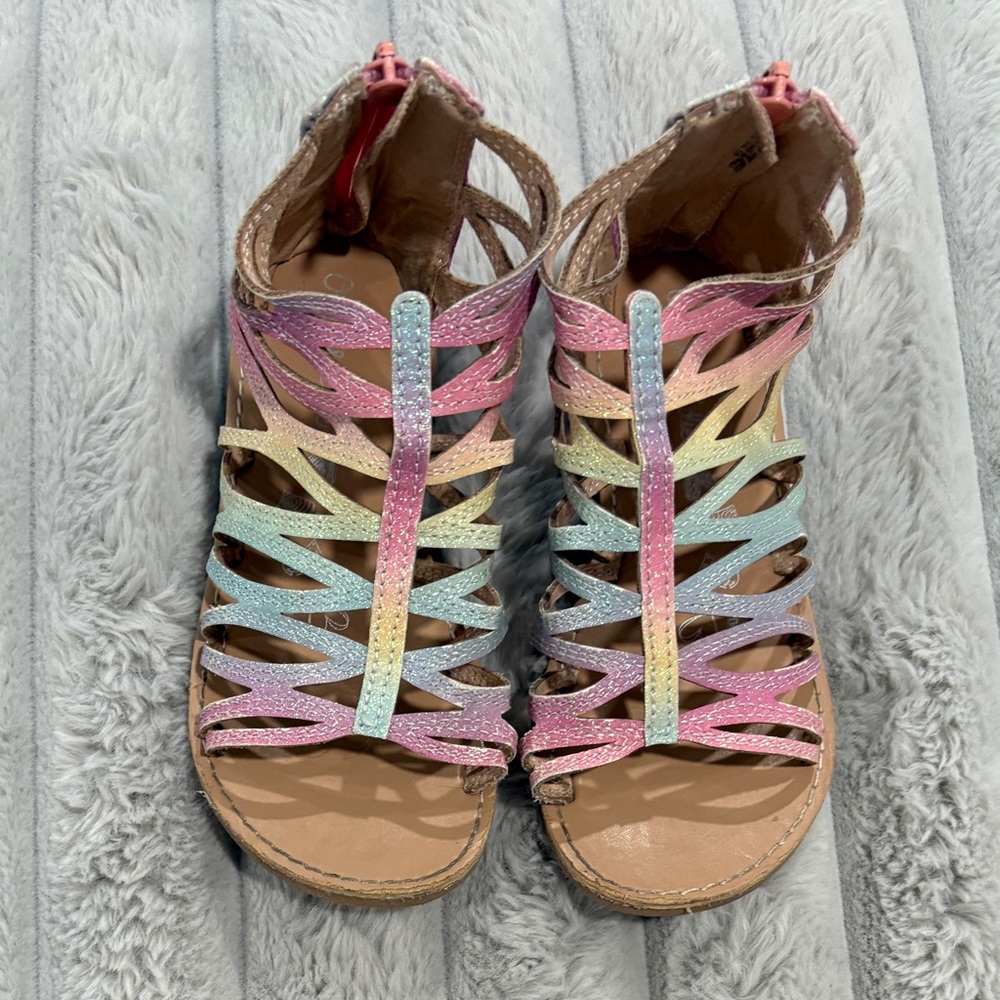 Like New Size 12 Olive & Edie Gladiator Sandals